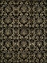 Transitional Charcoal/Black Wool Area Rug: Regal Grandeur 187086: Black (Handmade Area Rug)