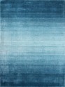 Transitional/Modern Turquoise Wool Area Rug: Summit Terlago 192010: Turquoise (Hand-Knotted Area Rug)