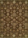 Traditional Brown Wool Area Rug: Regal Happy Rhythm 188880: Cocoa (Hand-Knotted Area Rug)