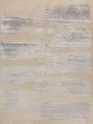 Modern/Transitional Silver Satin Wool Area Rug: Silk Road Haze 198441 (Hand-Knotted Area Rug)