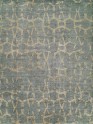 Modern Grey/Silver Area Rug: Regal Infusion 189549: Grey/Blue (Hand-Knotted Area Rug)