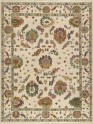 Traditional/Transitional Ivory Wool Area Rug: Silk Road Inari 19192100 (Hand-Knotted Area Rug)