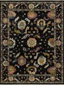Traditional/Transitional Black Wool Area Rug: Silk Road Inari 1919300 (Hand-Knotted Area Rug)