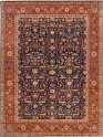 Traditional Blue/Navy Wool Area Rug: Mafi Signature Khanna KH-1000 (Hand-Knotted Area Rug)
