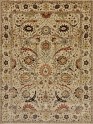 Traditional Beige/Tan Wool Area Rug: Mafi Signature Khanna KH-1112 (Hand-Knotted Area Rug)