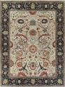 Traditional Beige/Tan Wool Area Rug: Mafi Signature Khanna KH-1112 (Hand-Knotted Area Rug)