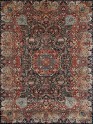Traditional Charcoal/Black Wool Area Rug: Mafi Signature Khanna KH-1208 (Hand-Knotted Area Rug)