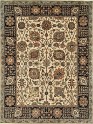 Traditional Beige/Tan Wool Area Rug: Mafi Signature Khanna KH-1292 (Hand-Knotted Area Rug)
