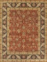 Traditional Red/Burgundy Wool Area Rug: Mafi Signature Khanna KH-1340 (Hand-Knotted Area Rug)