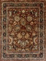 Traditional Brown Wool Area Rug: Mafi Signature Khanna KH-1430 (Hand-Knotted Area Rug)