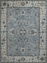 Traditional Grey/Silver Wool Area Rug: Mafi Signature Khyber KYB-105 (Hand-Knotted Area Rug)