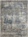 Traditional/Transitional Grey/Silver Area Rug: Regal Klondike 1811733: Grey Tones/Azure (Power-Loomed Area Rug)
