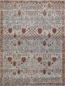 Traditional/Bohemian Blue/Navy Wool Area Rug: Mafi Signature Legacy LEG-123 (Hand-Knotted Area Rug)