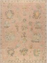 Transitional/Traditional Blush Wool Area Rug: Silk Road Lowlands 19127103 (Hand-Knotted Area Rug)