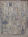 Traditional/Bohemian Grey/Silver Wool Area Rug: Mafi Signature Mashad MASHAD-17 (Hand-Knotted Area Rug)