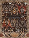 Traditional Brown Wool Area Rug: Mafi Signature Mashad MASHAD-21 (Hand-Knotted Area Rug)