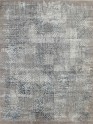 Transitional/Modern Grey/Silver Wool Area Rug: Mafi Signature Modi MDC-1076 (Hand-Knotted Area Rug)