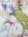 Contemporary Green Wool Area Rug: Modern Masters Art Nouveau Melange 13130: Green (Hand-Knotted Area Rug)