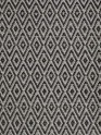 Modern/Transitional/Indoor-Outdoor Charcoal/Black Area Rug: Design Organics Mezza 41345: Black (Power-Loomed Area Rug)