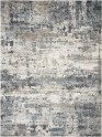 Transitional/Modern White/Ivory Area Rug: Madison Morgan 13134574: Ivory/Teal (Power-Loomed Area Rug)