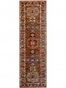 Bohemian/Traditional Multi Wool Area Rug: Karachi Mughal 10515: Multi (Hand-Knotted Area Rug)