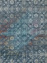 Mafi Signature | New Modern | NM-7260: Blue area rug Transitional/Traditional Blue/Navy Wool Area Rug: Mafi Signature New Modern NM-7260 (Hand-Knotted Area Rug)
