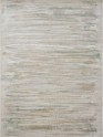 Modern/Transitional Ivory/White Wool Area Rug: Regal Noble Xenia 1814627: White/Tan (Handmade Area Rug)