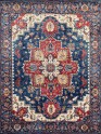 Traditional/Transitional Blue/Navy Wool Area Rug: Regal Oballa 1815790: Sapphire/Ruby (Hand-Knotted Area Rug)