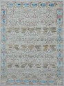 Traditional/Bohemian Beige/Tan Wool Area Rug: Mafi Signature Restoration OSE-201 (Hand-Knotted Area Rug)