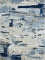 Modern Blue/Navy Wool Area Rug: Regal Onyx 1815661: Blue (Hand-Knotted Area Rug)