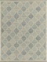 Modern/Bohemian Blue/Navy Wool Area Rug: Oslo Stjern Blå Star Blue 151902: Blue/Grey (Hand-Knotted Area Rug)
