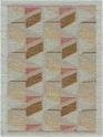 Modern/Bohemian Multi Wool Area Rug: Oslo Skönhet Blomma Beauty Flower 151902: Multi (Hand-Knotted Area Rug)
