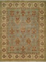 Traditional Blue/Navy Wool Area Rug: Regal Phocelia 1816779: Light Blue/Ivory (Hand-Knotted Area Rug)