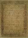 Traditional Yellow/Gold Wool Area Rug: Regal Phocelia 1816299: Gold/Brown (Hand-Knotted Area Rug)