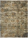 Transitional/Traditional Dark Gray Wool Area Rug: Silk Road Prose 191601 (Hand-Knotted Area Rug)