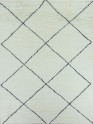 Bohemian/Shag Ivory/White Wool Area Rug: Mafi Signature Rafat RF-1003 (Hand-Knotted Area Rug)