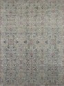 Traditional Green Wool Area Rug: Antiquity Renaissance Charm 1138604: Sage/Purple (Hand-Knotted Area Rug)