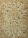 Traditional Yellow/Gold Wool Area Rug: Antiquity Renaissance Charm 1130804: Gold (Hand-Knotted Area Rug)