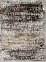Transitional/Modern Silver Area Rug: Tangier Ruston 201830: Silver/Gold (Power-Loomed Area Rug)