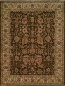Traditional Brown Wool Area Rug: Regal San Juan 1819864: Brown/Ivory (Hand-Knotted Area Rug)