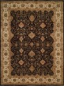 Traditional Charcoal/Black Wool Area Rug: Regal San Juan 1819964: Black/Ivory (Hand-Knotted Area Rug)