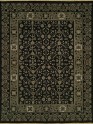 Transitional/Bohemian Charcoal/Black Wool Area Rug: Regal Sri Lanka 1819642: Black (Handmade Area Rug)