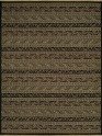 Transitional/Bohemian Beige/Tan Wool Area Rug: Regal Sri Lanka 1819942: Taupe/Black (Handmade Area Rug)