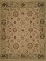 Traditional/Bohemian Beige/Tan Wool Area Rug: Regal Sudan 1819562: Tan/Green (Handmade Area Rug)