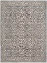 TraditionalCharcoal/Black Area Rug: Revival Sherwood 181940: Charcoal/Ivory (Power-Loomed Area Rug)