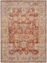 TraditionalOrange/Rust Area Rug: Revival Shoreline 181920: Rust (Power-Loomed Area Rug)