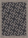 Transitional Charcoal/Black Wool Area Rug: Mafi Signature Custom Transitional Transitional-19 (Hand-Knotted Area Rug)