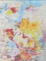 Contemporary Yellow/Gold Wool Area Rug: Modern Masters Impressionism Urban 13210: Yellow (Hand-Knotted Area Rug)