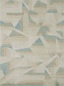 Modern Beige/Tan Wool Area Rug: Regal Vancouver Nights 1822204: Naturals/Azure (Power-Loomed Area Rug)
