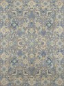 Traditional Grey/Silver Wool Area Rug: Antiquity Willow Crest 1230001: Grey/Teal (Hand-Knotted Area Rug)